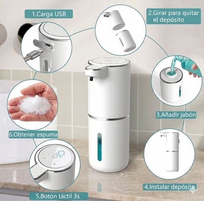 Dispensador de Jabón con sensor